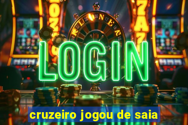 cruzeiro jogou de saia